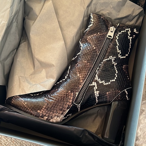 Allsaints Roka faux snakeskin boots - Picture 9 of 10